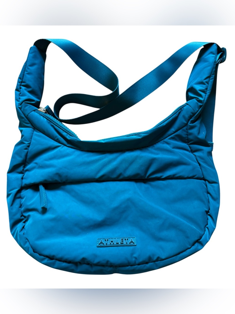 Athleta All About Small Crossbody Hobo Bag Coastal Teal
